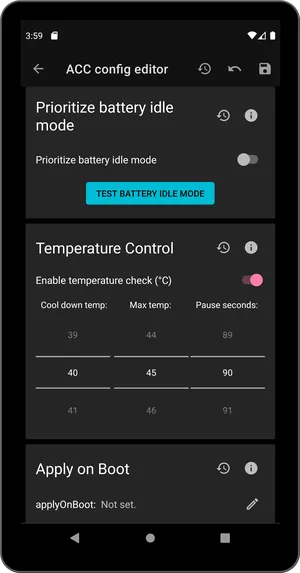 Advanced Charging Controller ACCA